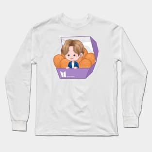 ARMY Chicken Nugget  Jhope Long Sleeve T-Shirt
